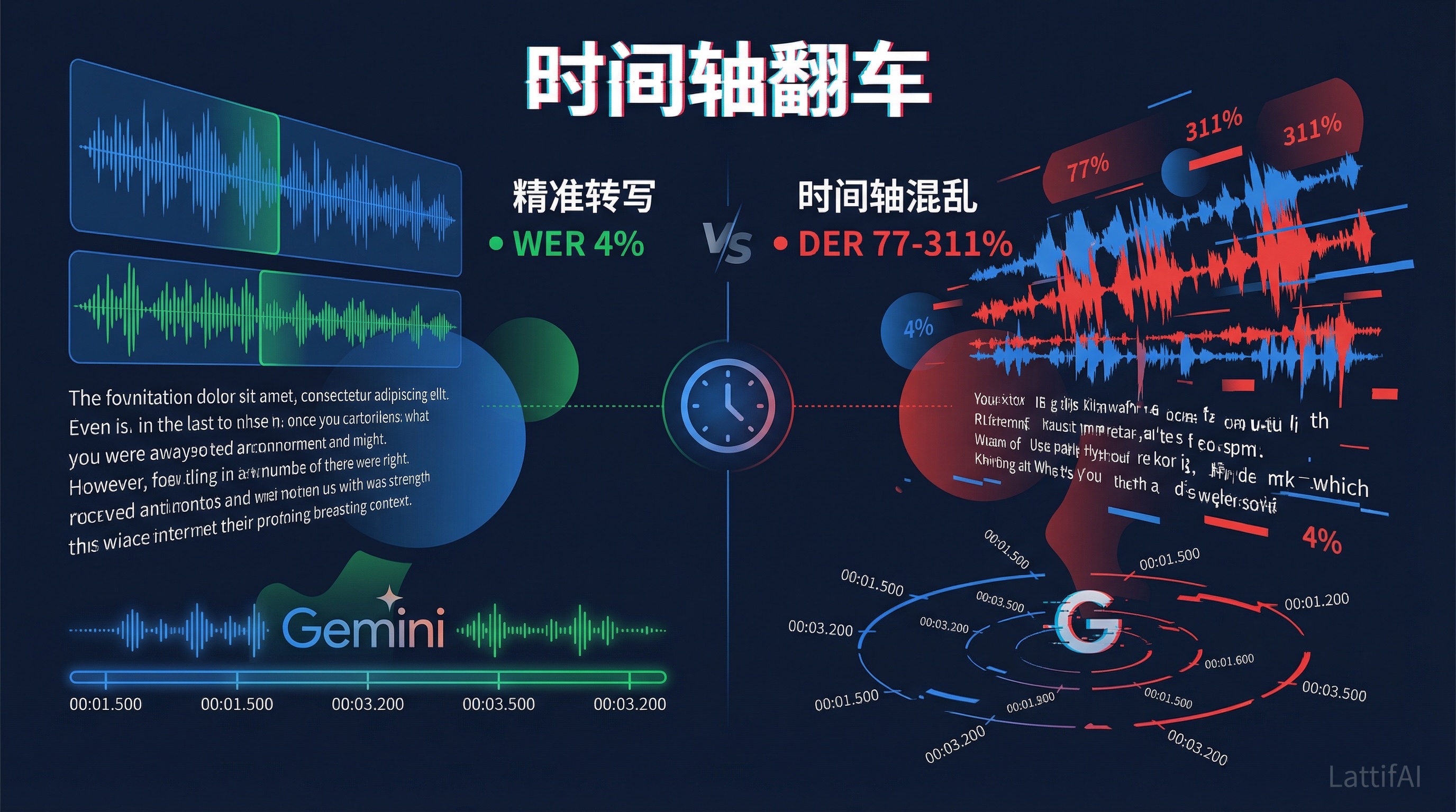 Gemini 音视频转写评测：准确率惊人，时间轴却成翻车现场