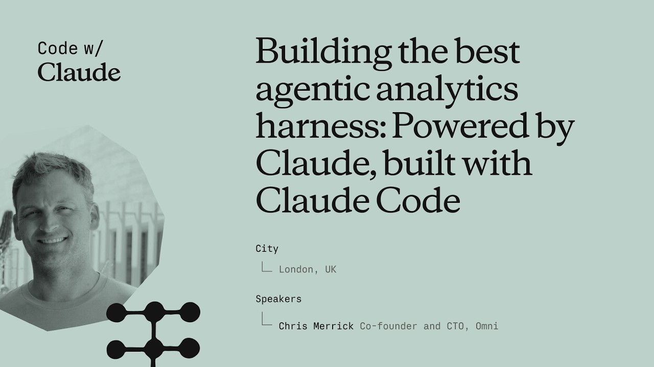 Building the best agentic analytics harness: Powered by Claude, built with Claude Code