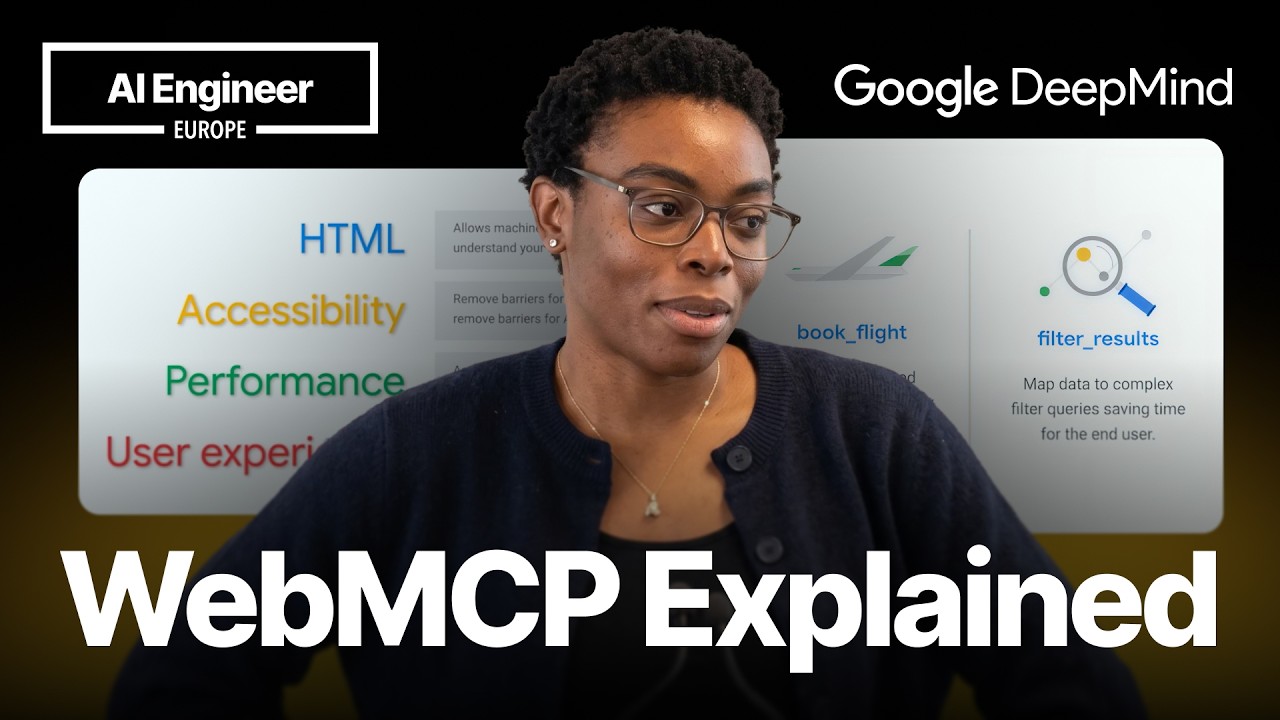 The agent-ready web: Simplify user actions with WebMCP — Tara Agyemang, Google