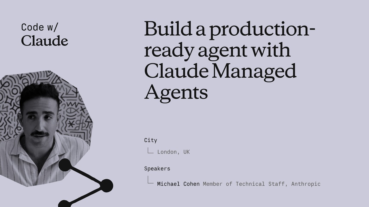 Build a production-ready agent with Claude Managed Agents